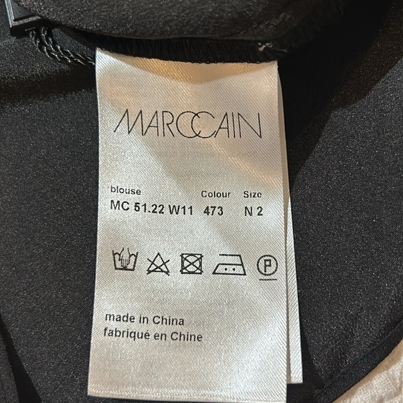 Marc Cain Silk Blouse. Size N2/ US6. NWT - Picture 10 of 11